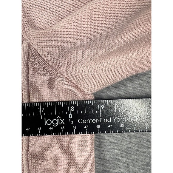 Talbots Sweater Womens Small pink Cotton Blend Cardigan Jacket Pockets S knit - Picture 7 of 9